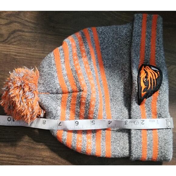 Oregon State Beavers OSU Cuffed Knit Hat Pom - Picture 5 of 5